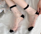 Polka Dot Cystal Sock