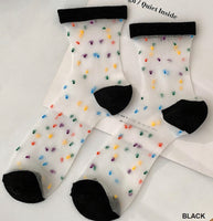 Polka Dot Cystal Sock