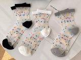 Polka Dot Cystal Sock