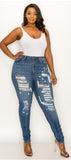 Curvy Highrise Skinny Jeans