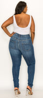 Curvy Highrise Skinny Jeans