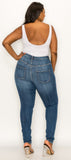 Curvy Highrise Skinny Jeans