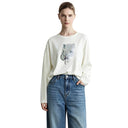 Women's Long Sleeve Crew Neck T-Shirt - Loose Fit Autumn Top