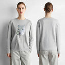 Women's Long Sleeve Crew Neck T-Shirt - Loose Fit Autumn Top