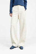 Women's Loose Winter Pants - Warm Elastic Waist Commuter Trousers