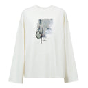 Women's Long Sleeve Crew Neck T-Shirt - Loose Fit Autumn Top