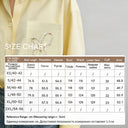 Women's Embroidered Lapel Tunic Blouse - Casual Long Sleeve Shirt