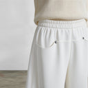Women's Curved Barrel Pants - Loose Fit Winter Commuter Trousers