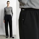 Women's Slimming Tapered Pants - Warm Winter Commuter Trousers