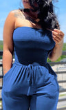 Strapless Bluejay Jumpsuit Clearance