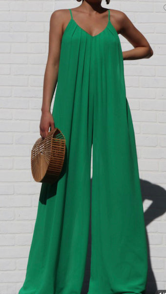 Kelley Green Jumpsuit clearance