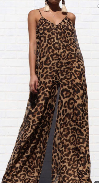 Leopard Jumpsuit clearance