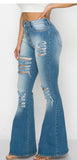 Flare Distressed Jeans