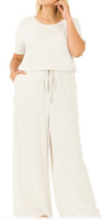 Curvy Bone Jumpsuit waist Back Keyhole clearance