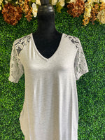 Lace Short - Sleeve Shirt Clearance