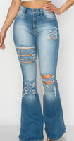 Flare Distressed Jeans