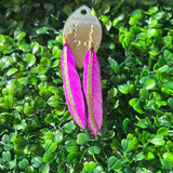 Feather Glitter Earring