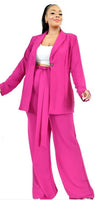 Curvy Pants Suit Set