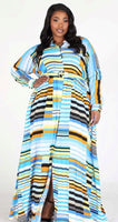 Maxi Dress with Belt and Pockets clearance